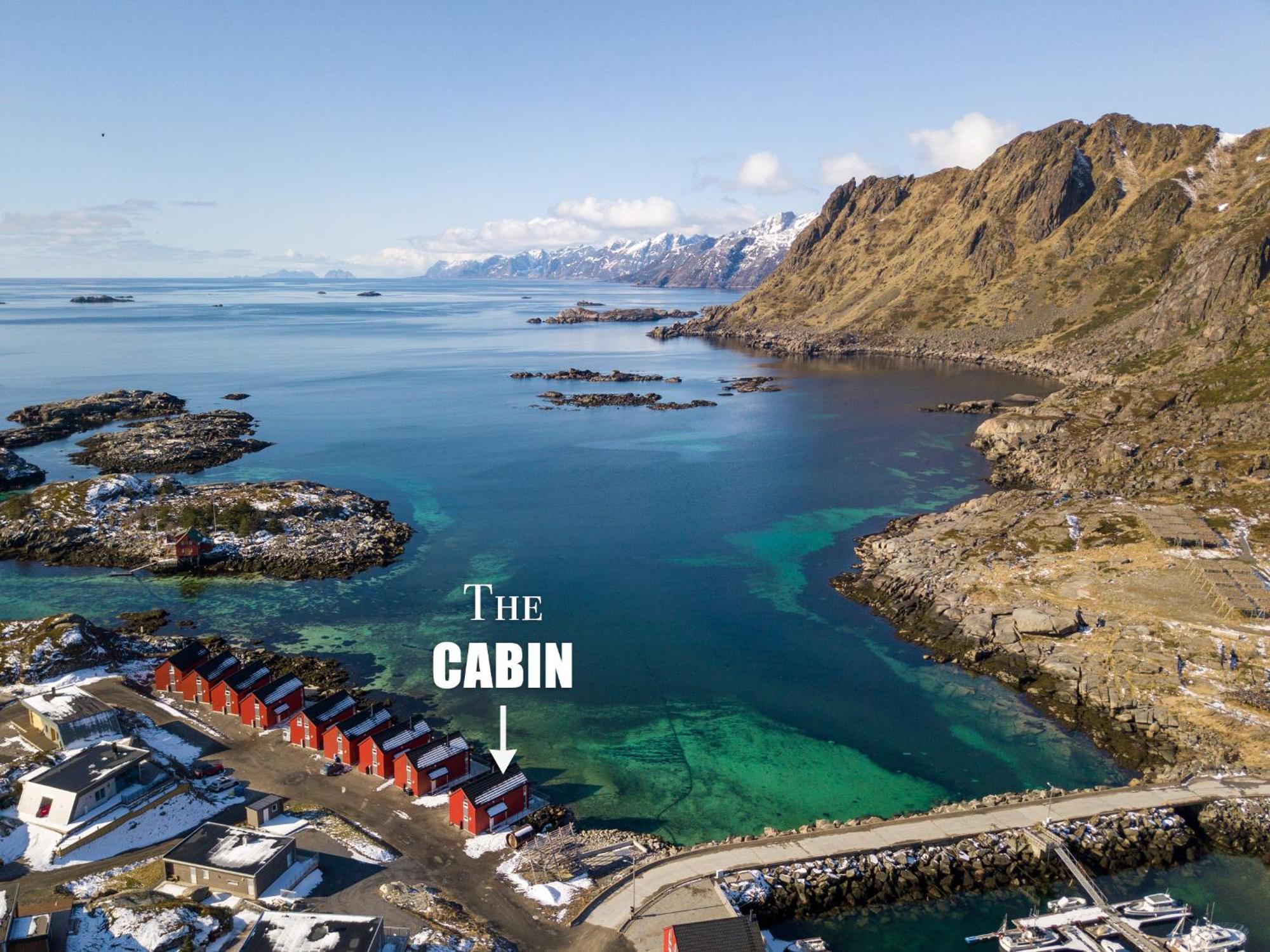 Lofoten Waterfront Luxury Lodge Баллстад Экстерьер фото